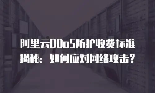 阿里云DDoS防护收费标准揭秘：如何应对网络攻击？
