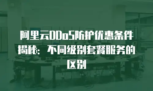 阿里云DDoS防护优惠条件揭秘：不同级别套餐服务的区别