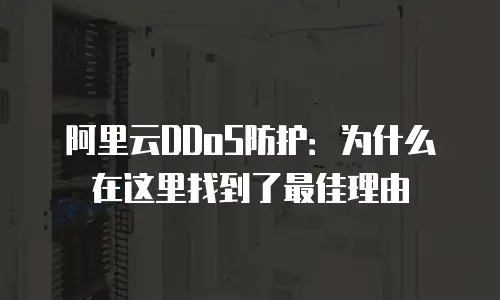 阿里云DDoS防护：为什么在这里找到了最佳理由