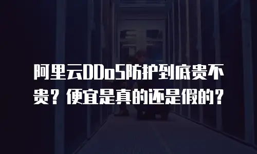 阿里云DDoS防护到底贵不贵？便宜是真的还是假的？