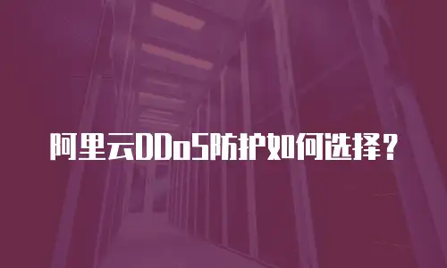 阿里云DDoS防护如何选择？