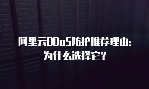 阿里云DDoS防护推荐理由：为什么选择它？