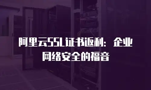 阿里云SSL证书返利：企业网络安全的福音