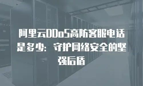 阿里云DDoS高防客服电话是多少：守护网络安全的坚强后盾