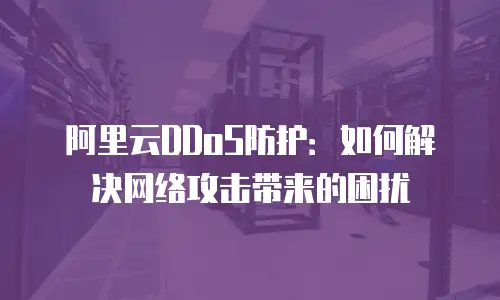 阿里云DDoS防护：如何解决网络攻击带来的困扰