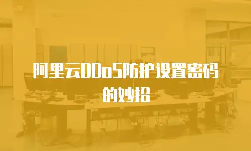 阿里云DDoS防护设置密码的妙招