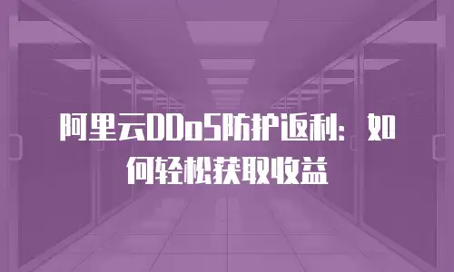 阿里云DDoS防护返利：如何轻松获取收益