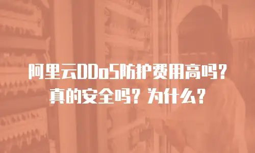 阿里云DDoS防护费用高吗？真的安全吗？为什么？