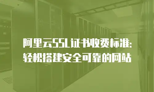阿里云SSL证书收费标准：轻松搭建安全可靠的网站