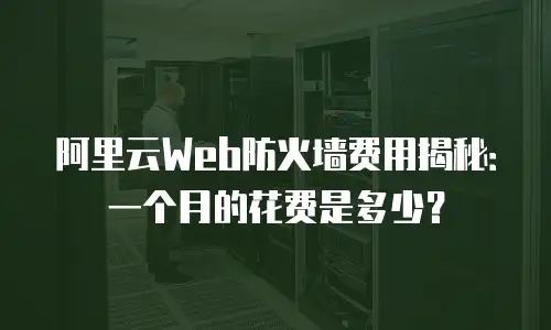 阿里云Web防火墙费用揭秘：一个月的花费是多少？
