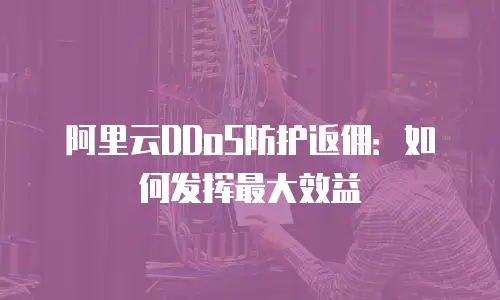 阿里云DDoS防护返佣：如何发挥最大效益