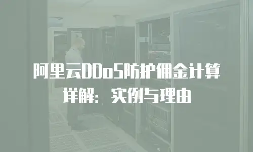 阿里云DDoS防护佣金计算详解：实例与理由