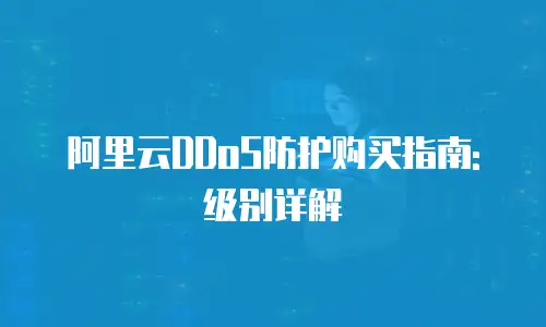 阿里云DDoS防护购买指南:级别详解