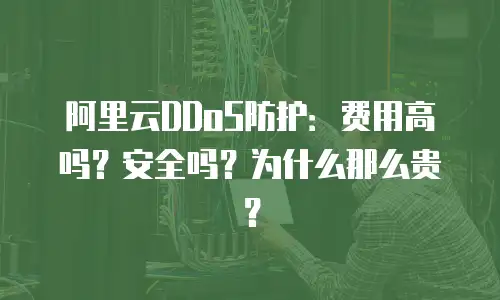 阿里云DDoS防护：费用高吗？安全吗？为什么那么贵？
