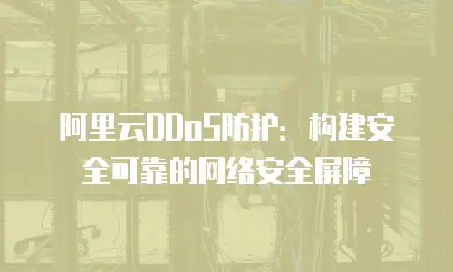 阿里云DDoS防护：构建安全可靠的网络安全屏障