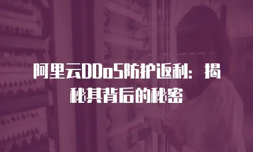 阿里云DDoS防护返利：揭秘其背后的秘密
