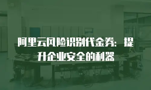 阿里云风险识别代金券：提升企业安全的利器