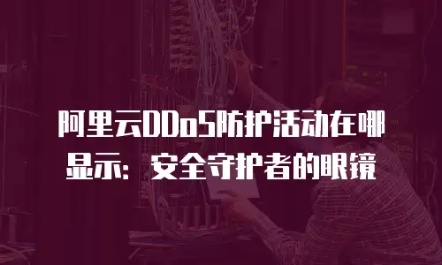阿里云DDoS防护活动在哪显示：安全守护者的眼镜