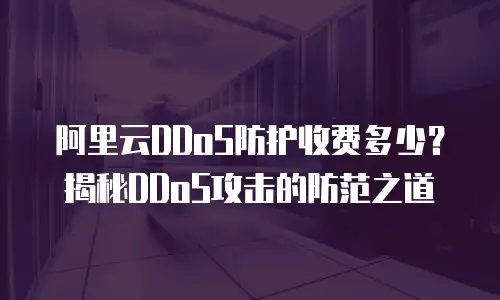 阿里云DDoS防护收费多少？揭秘DDoS攻击的防范之道
