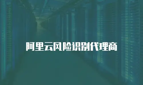 阿里云风险识别代理商