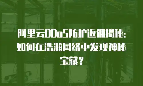 阿里云DDoS防护返佣揭秘：如何在浩瀚网络中发现神秘宝藏？