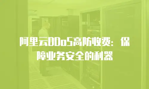 阿里云DDoS高防收费：保障业务安全的利器