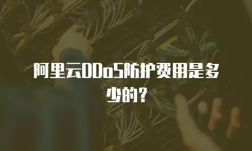 阿里云DDoS防护费用是多少的？