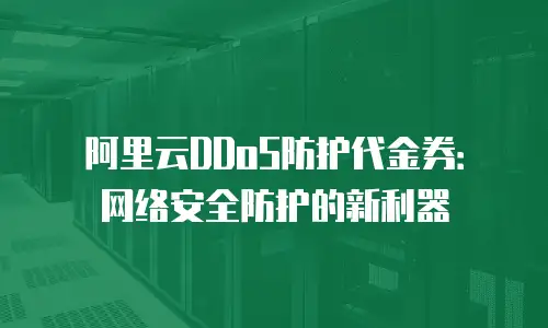 阿里云DDoS防护代金券：网络安全防护的新利器