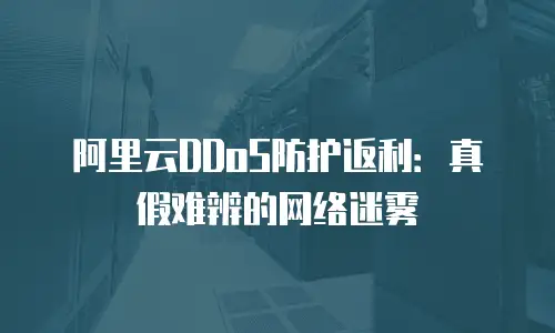 阿里云DDoS防护返利：真假难辨的网络迷雾