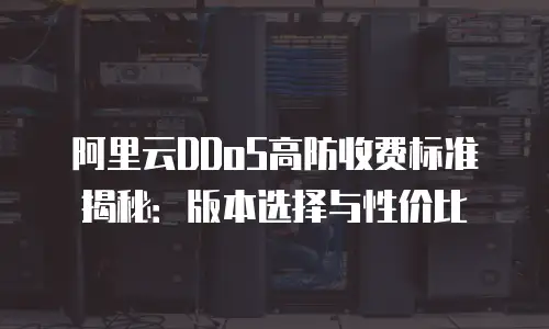 阿里云DDoS高防收费标准揭秘：版本选择与性价比