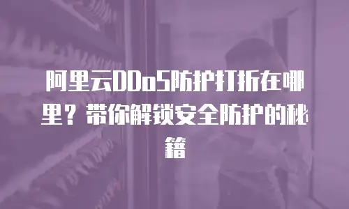 阿里云DDoS防护打折在哪里？带你解锁安全防护的秘籍
