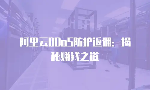 阿里云DDoS防护返佣：揭秘赚钱之道