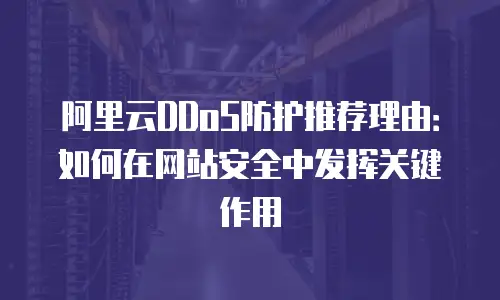 阿里云DDoS防护推荐理由：如何在网站安全中发挥关键作用