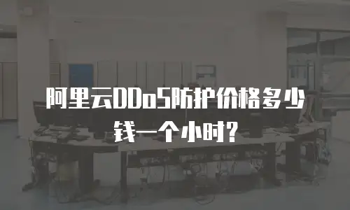 阿里云DDoS防护价格多少钱一个小时？