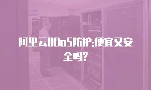 阿里云DDoS防护:便宜又安全吗?