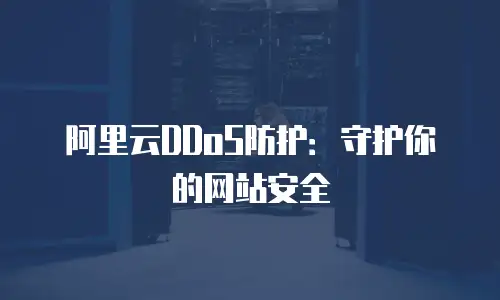 阿里云DDoS防护：守护你的网站安全