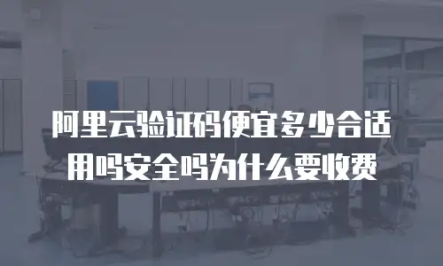 阿里云验证码便宜多少合适用吗安全吗为什么要收费