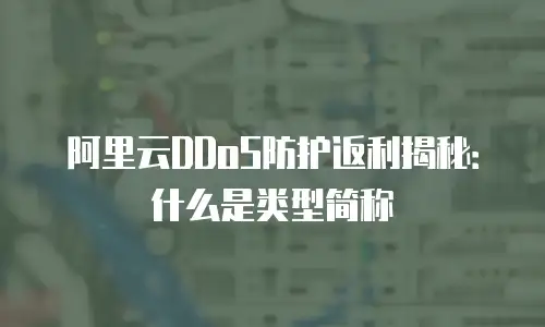 阿里云DDoS防护返利揭秘：什么是类型简称