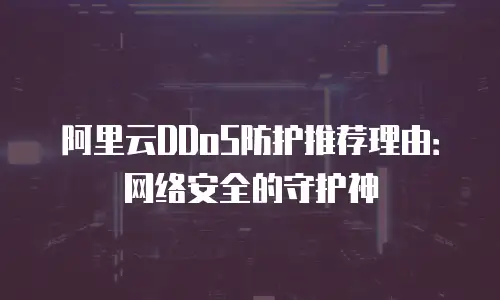 阿里云DDoS防护推荐理由：网络安全的守护神