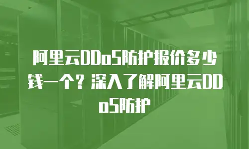 阿里云DDoS防护报价多少钱一个？深入了解阿里云DDoS防护