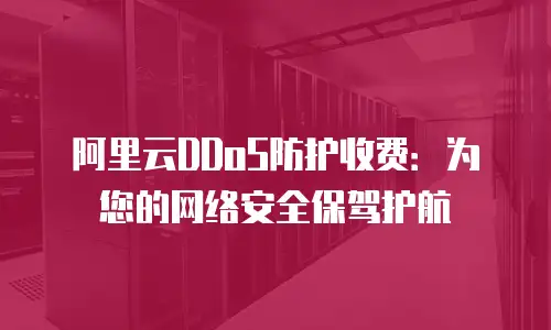 阿里云DDoS防护收费：为您的网络安全保驾护航