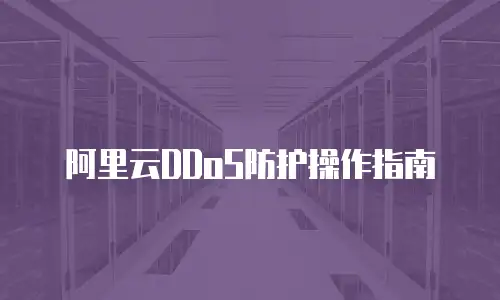 阿里云DDoS防护操作指南