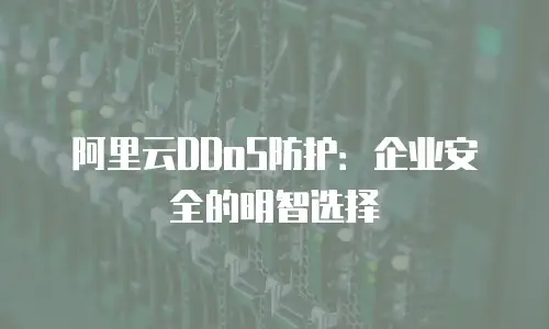 阿里云DDoS防护：企业安全的明智选择