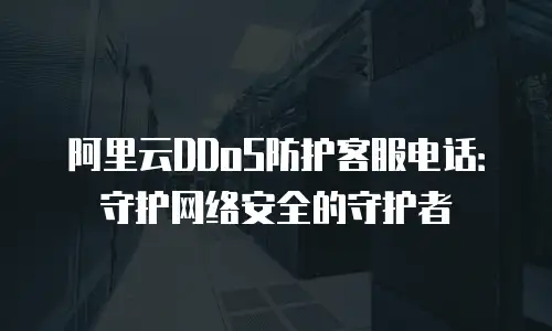 阿里云DDoS防护客服电话：守护网络安全的守护者
