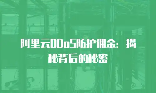 阿里云DDoS防护佣金：揭秘背后的秘密