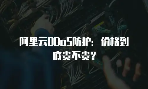 阿里云DDoS防护：价格到底贵不贵？