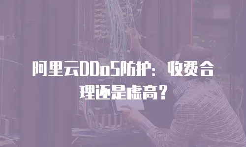阿里云DDoS防护：收费合理还是虚高？
