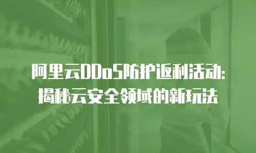 阿里云DDoS防护返利活动：揭秘云安全领域的新玩法