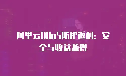 阿里云DDoS防护返利：安全与收益兼得