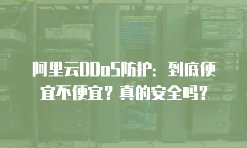 阿里云DDoS防护：到底便宜不便宜？真的安全吗？